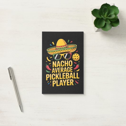 Gewone Pickleball Speler Post-it® Notes (Kantoor)