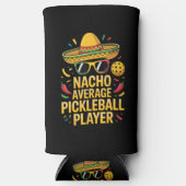 Gewone Pickleball Speler Seltzer Blikjeskoeler (Voorkant)