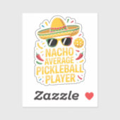 Gewone Pickleball Speler Sticker (Vel)