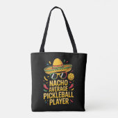 Gewone Pickleball Speler Tote Bag (Achterkant)