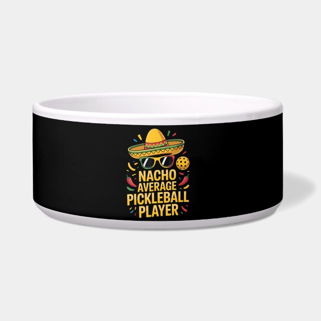 Gewone Pickleball Speler Voerbakje (Voorkant)