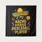 Gewone Pickleball Speler Wandkleed (Voorkant)