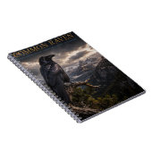 Gewone Raaf Berg Wilderness DIEREN Notitieboek (Rechterzijde)