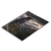Gewone Raaf Berg Wilderness DIEREN Notitieboek (Linkerzijde)
