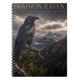 Gewone Raaf Berg Wilderness DIEREN Notitieboek