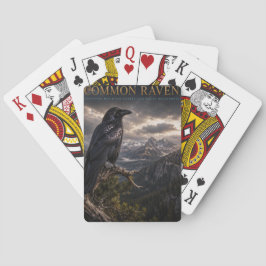 Gewone Raaf Berg Wilderness DIEREN Poker Pokerkaarten