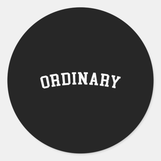 Gewone ronde sticker (Voorkant)