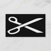 gewone schaar visitekaartje (Achterkant)