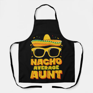 Gewone tante Cinco De Mayo bijpassende familie Schort