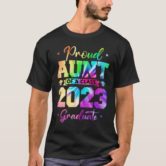 Gewone tante van 2023 Afstuderen hooggeplaatst 23  T-shirt (Voorkant)