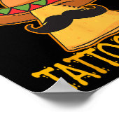 Gewone tatoeagekunstenaar Tatoeëerder Inked Cinco Poster (Hoek)