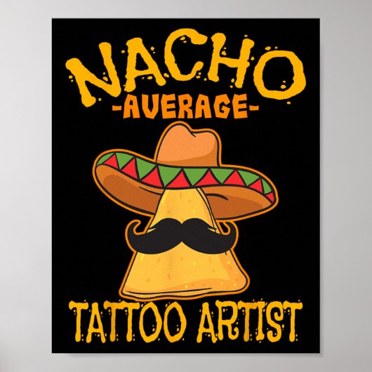 Gewone tatoeagekunstenaar Tatoeëerder Inked Cinco Poster (Voorkant)