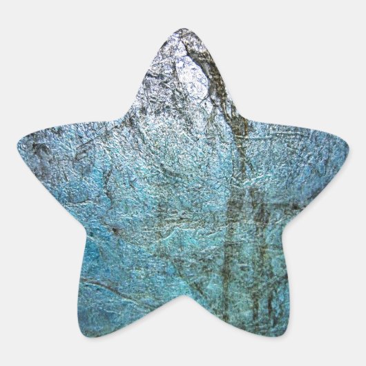 Gewone textuur abstracte ster sticker, Abstract Ster Sticker (Voorkant)