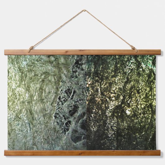 Gewone textuur hout topped wandtapijt, Plain Hangend Wandkleed (Voorkant)