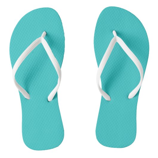Gewone turquoise teenslippers (Voetbed)