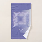 Gewone vierkante bloem bad handdoek (Handdoek)