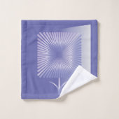 Gewone vierkante bloem bad handdoek (Wasdoekje)