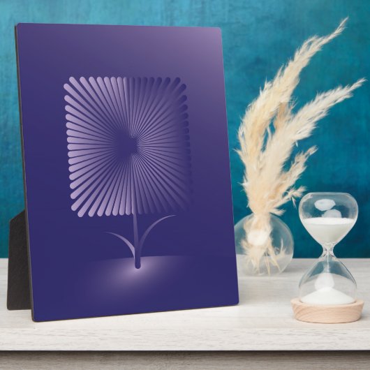 Gewone vierkante bloem fotoplaat (Zijkant)