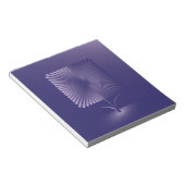 Gewone vierkante bloem notitieblok (Schuin)