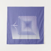 Gewone vierkante bloem wandkleed (Voorkant (horizontaal))