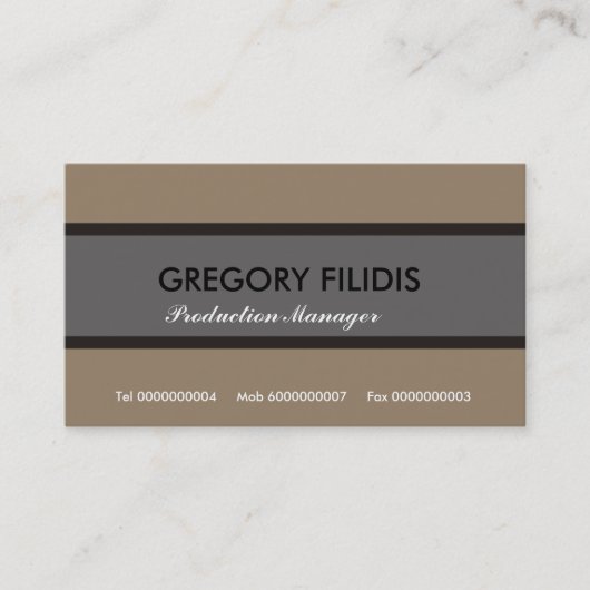 gewone Visitekaartjes (Voorkant)