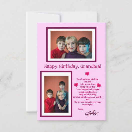 Gewone Wenskaart Kaart (Voorkant)