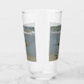 Gewone zeehond bij La Jolla Californië Glas (Rechts)