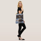 Gewone zeehonden poseren tote bag (Op model)