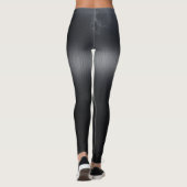 Gewone Zwarte Dames Leggings – DagelijkseComfort (Achterkant)