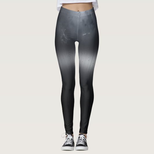 Gewone Zwarte Dames Leggings – DagelijkseComfort (Voorkant)