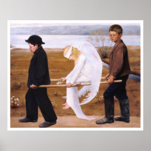 Gewonnen engel van Hugo Simberg Favorite CC1254 XL Poster