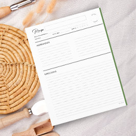 Gewonnen geadresseerde met notities ModernGreen-le