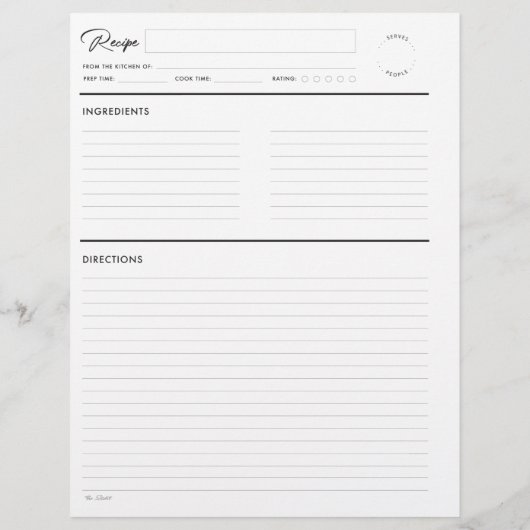 Gewonnen geadresseerde pagina's Modern B&W-letterf (Achterkant)