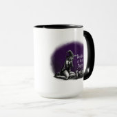 Gewonnen op de eerste nacht (Paarse hemel) Mok (Voorkant rechts)