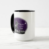 Gewonnen op de eerste nacht (Paarse hemel) Mok (Voorkant links)