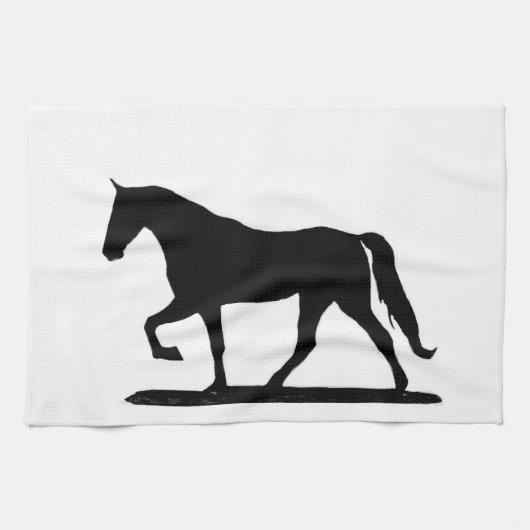 gewonnen paard keukenhanddoek (Horizontaal)