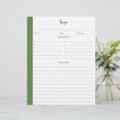 Gewonnen pagina's in briefvorm | Tropisch (Staand voorkant)