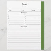 Gewonnen pagina's in briefvorm | Tropisch (Achterkant)