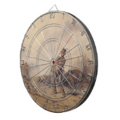 Gewonnen soldaat na de slag (oorlogsscène) dartbord (Voorkant Rechts)