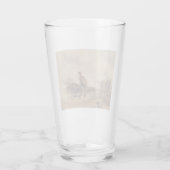 Gewonnen soldaat na de slag (oorlogsscène) glas (Achterkant)