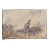 Gewonnen soldaat na de slag (oorlogsscène) kussensloop (Voorkant-Rechts)