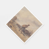 Gewonnen soldaat na de slag (oorlogsscène) servet (Hoek)