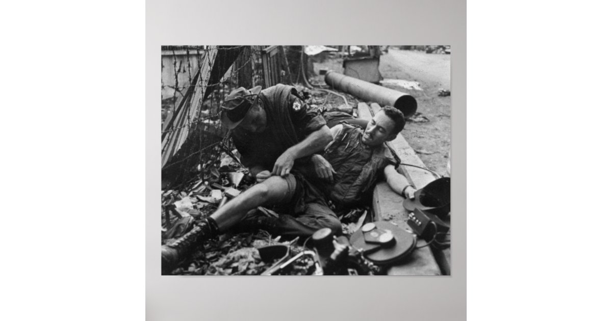 Gewonnen Soldaat Vietnam Oorlog 1968 Poster | Zazzle.nl