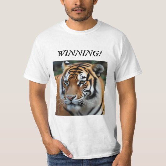 Gewonnen! Tijger T-Shirt (Voorkant)