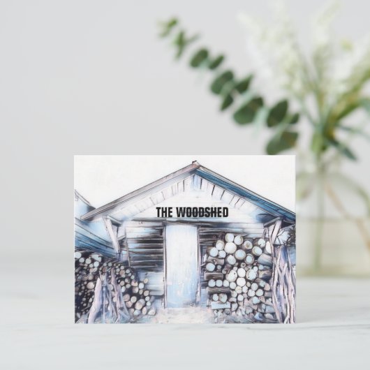 GEWOODSHED ART Briefkaarten (Staand voorkant)