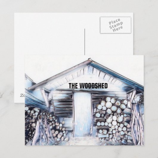 GEWOODSHED ART Briefkaarten (Voorkant / Achterkant)
