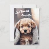 Gewoon aan je denken Kaart.. Bedankkaart (Voorkant)