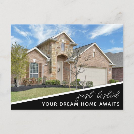 GEWOON AANBIEDDE MATERIËLE Estate-marketing Briefkaart (Voorkant)