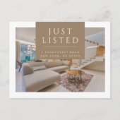 Gewoon aangeboden modern Briefkaart onroerend goed (Voorkant)