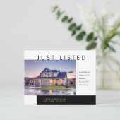 Gewoon aangeboden modern Briefkaart onroerend goed (Staand voorkant)